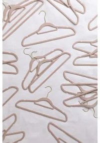 Conjunto De 20 Cabides Palou Gold Castanho Trigo - Sklum