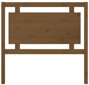 Cabeceira de cama 105,5x4x100 cm pinho maciço castanho mel