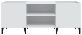 Armário para discos 121x38x48 cm derivados de madeira branco