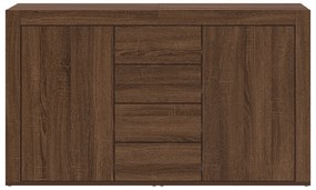 Aparador vidaXL Carvalho castanho Madeira de engenharia 120 x 36 x 69