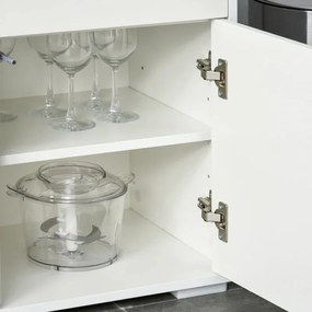 Aparador Sean de 79 cm - Branco - Design Nórdico