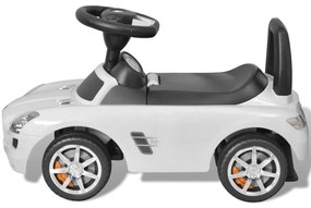 Mini-Carro Infantil de Impulso com Pés, Mercedes Benz, Branco