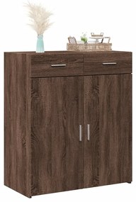 Aparador 80x42,5x93 cm derivados de madeira carvalho castanho