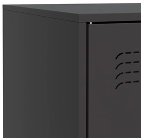 Aparador 67x39x73 cm aço preto