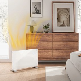 Radiador Elétrico de Chão ou de Parede, 71 x 21,5 x 44,5 cm, 1500 W