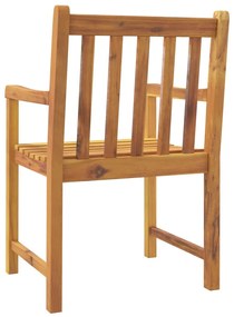 Cadeiras de jardim 8 pcs 56x55,5x90 cm madeira de acácia maciça