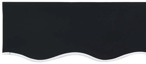 Valance de Toldos pra Estrutura de 5m Preto 4.8x0.2m