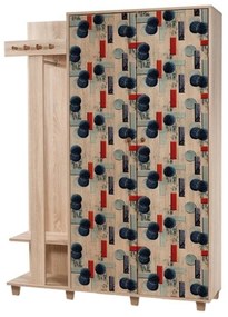 **** Hall Stand Garmanto – Carvalho Sonoma – 135x192x36 cm

**