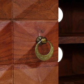 Armários e Estantes para Armazenamento de Mídia Castanho