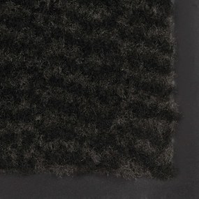 Tapete controlo pó retangular tufado 2pcs 40x60cm preto