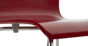 Conjunto de 2 cadeiras de cozinha e sala de jantar Pepe 43 x 87 x 47 cm Vermelho