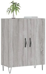 Aparador 69,5x34x90 cm derivados de madeira cinzento sonoma