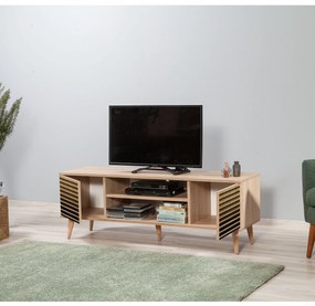 Móvel TV Truva – Carvalho Sonoma – 140 cm x 50 cm x 40 cm