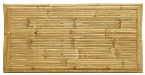 5 pcs conjunto bistrô dobrável c/ almofadões branco nata bambu