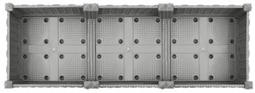 Canteiro elevado 120x40x71 cm polipropileno