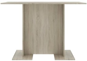 Mesa de jantar 110x60x75 cm derivados madeira carvalho sonoma