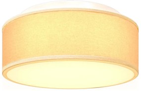 Luzes de Teto Embutidas Brancas Ø 30 cm Tecido E27