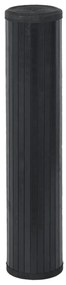 Tapete retangular 100x1000 cm bambu preto