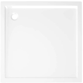 Base de chuveiro quadrada 80x80 cm ABS branco