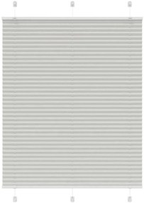 vidaXL Cinzento Luz Plissada Cega 105x150 cm Largura Tecido 104,4cm