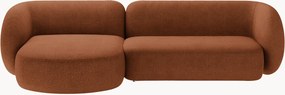 Sofá de canto modular em bouclé Kate (3 lugares)