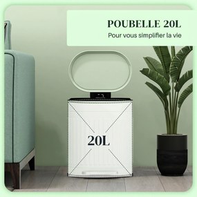 Caixote do Lixo de Cozinha com Pedal, 36,5 x 31,2 x 45 cm, Fecho Suave, Verde