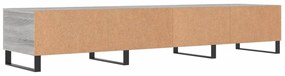 Móvel de TV 150x36x30 cm derivados de madeira cinzento sonoma