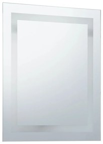 Espelho LED Burk com Sensor Touch - 50x60 cm - Design Moderno