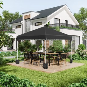 Tenda de jardim pop-up dobrável, com altura ajustável, proteção UV 30+, 2 paredes laterais e saco de transporte incluído