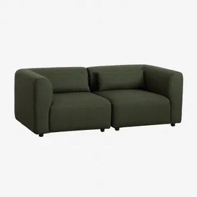 Sofá Modular De 2 Peças Fogler Chenille Verde Sálvia - Sklum