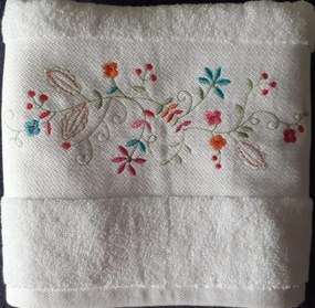 1 toalha 50x100 cm -  100% algodão com 500 gr./m2