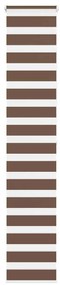 vidaXL Cortina de zebra 50x200 cm largura do tecido 45,9 cm poliéster