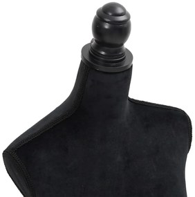 Busto manequim de senhora preto