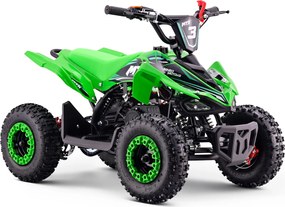 Mini Moto 4 Infantil para crianças 5 a 9 anos 50CC Beneo Motors MTX, velocidade até 40 Km/h com limitador Verde