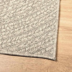 Tapete ZIZUR creme 240x240cm aspeto de juta interior e exterior