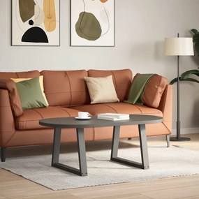 Pés para mesa de centro em V, 2 peças, antracite, 70x (42-43,3) cm, aç