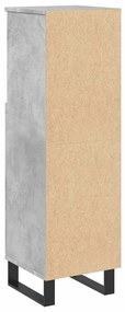 Armário de Apoio de Casa de Banho 30x30x100 cm derivados de madeira ci