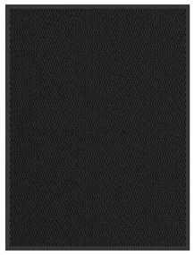 vidaXL Tapete de porta 80x120 cm preto