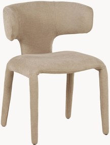 Cadeiras de jantar estofadas Tobi, conjunto de 2