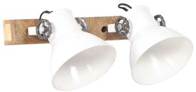 Candeeiro de parede industrial 45x25 cm E27 branco