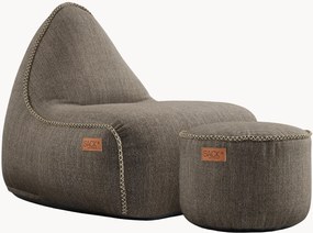 Pufe para jardim com repousa pés Cobana