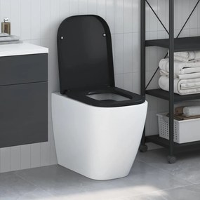 Assento de Vaso Sanitário com Fechamento Suave Duroplast Preto