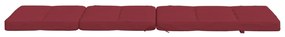 Almofadões p/ cadeira terraço 2pcs tecido oxford vermelho tinto