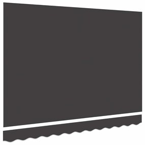 Tecido substituto para toldo para estrutura de 2.5x2 m antracite