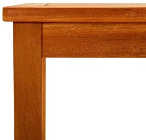 Mesa de centro p/ jardim 70x40x36 cm madeira de acácia maciça