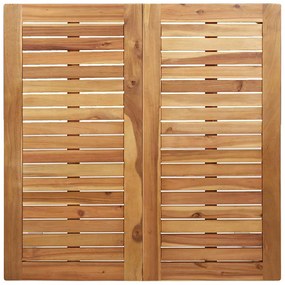 Mesa de Jantar Externa 90x90x74.5 cm Madeira Sólida de Acácia