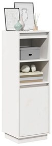 Aparador alto 37x34x110 cm pinho maciço branco