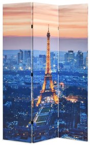 Biombo dobrável Paris à noite 120x170 cm
