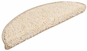 Tapetes de escada 30 pcs 56x17x3 cm creme