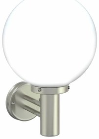 Luzes de parede externas 2 pcs Prata Aço Inoxidável IP44